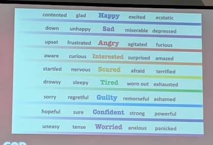 Feeling all the feelings
